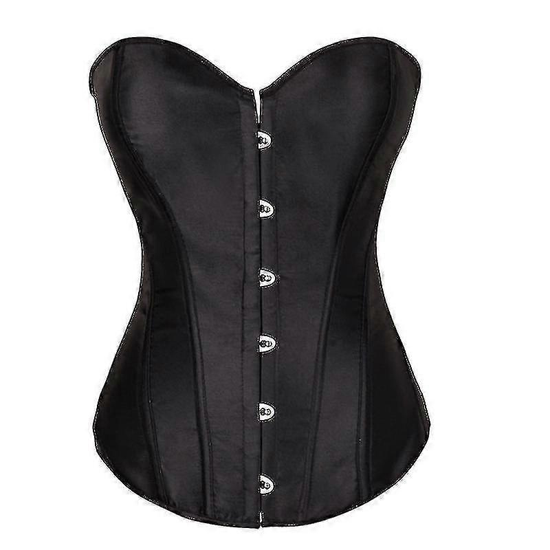 Mimigo Bustier Corset Top Sexy Lingerie Ensembles Noir Satin Taille Cincher