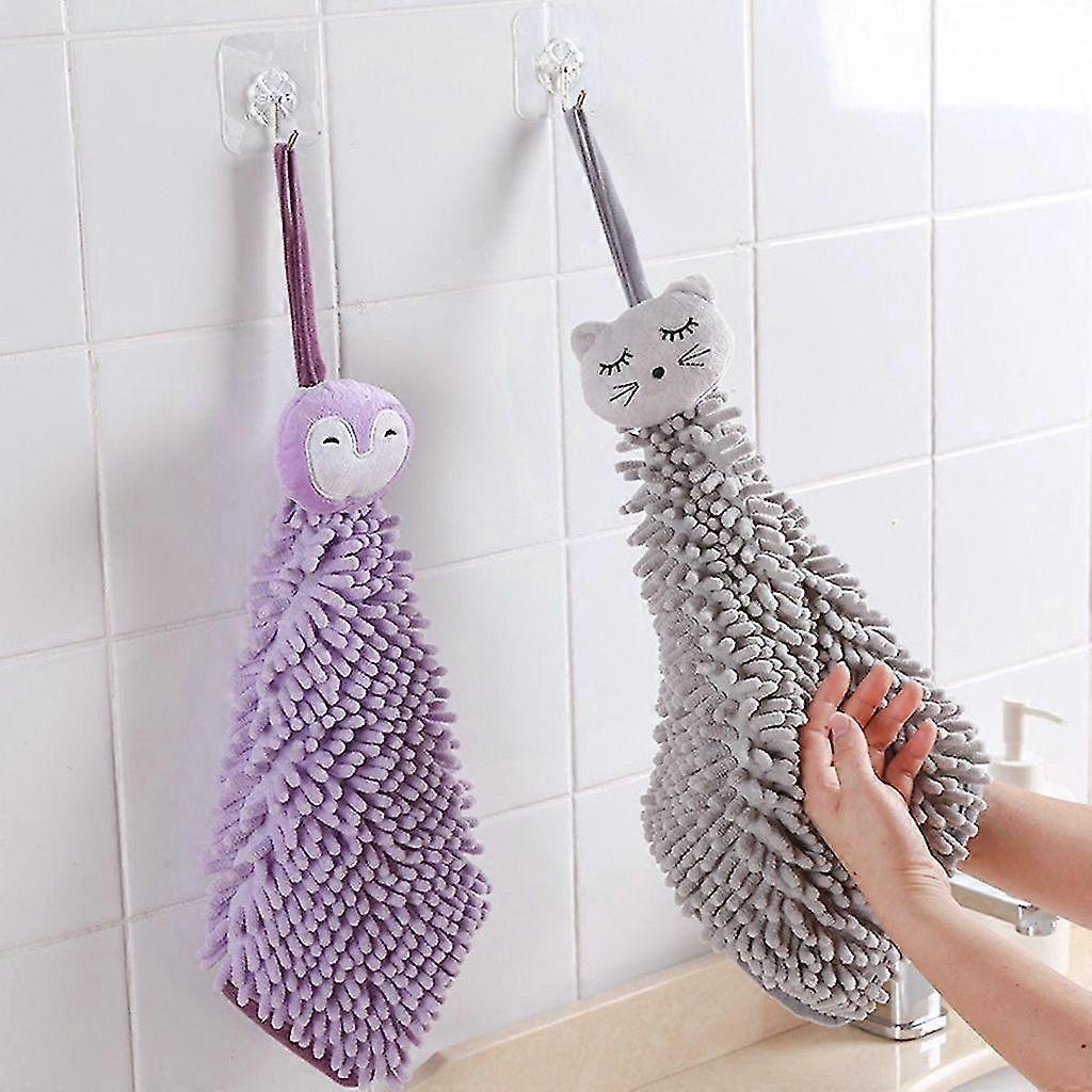 Bathroom Hands Towel Kitchen Bath Supplies Cleaning Tool Absorbent Microfiber