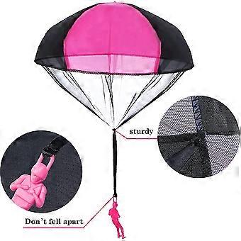 Jouet Parachute Ainiv – Lot De 6 Parachutes Avec Soldats – Lancement à La Main – Plein Air – Cadeau Pour Enfants Dès 3 Ans