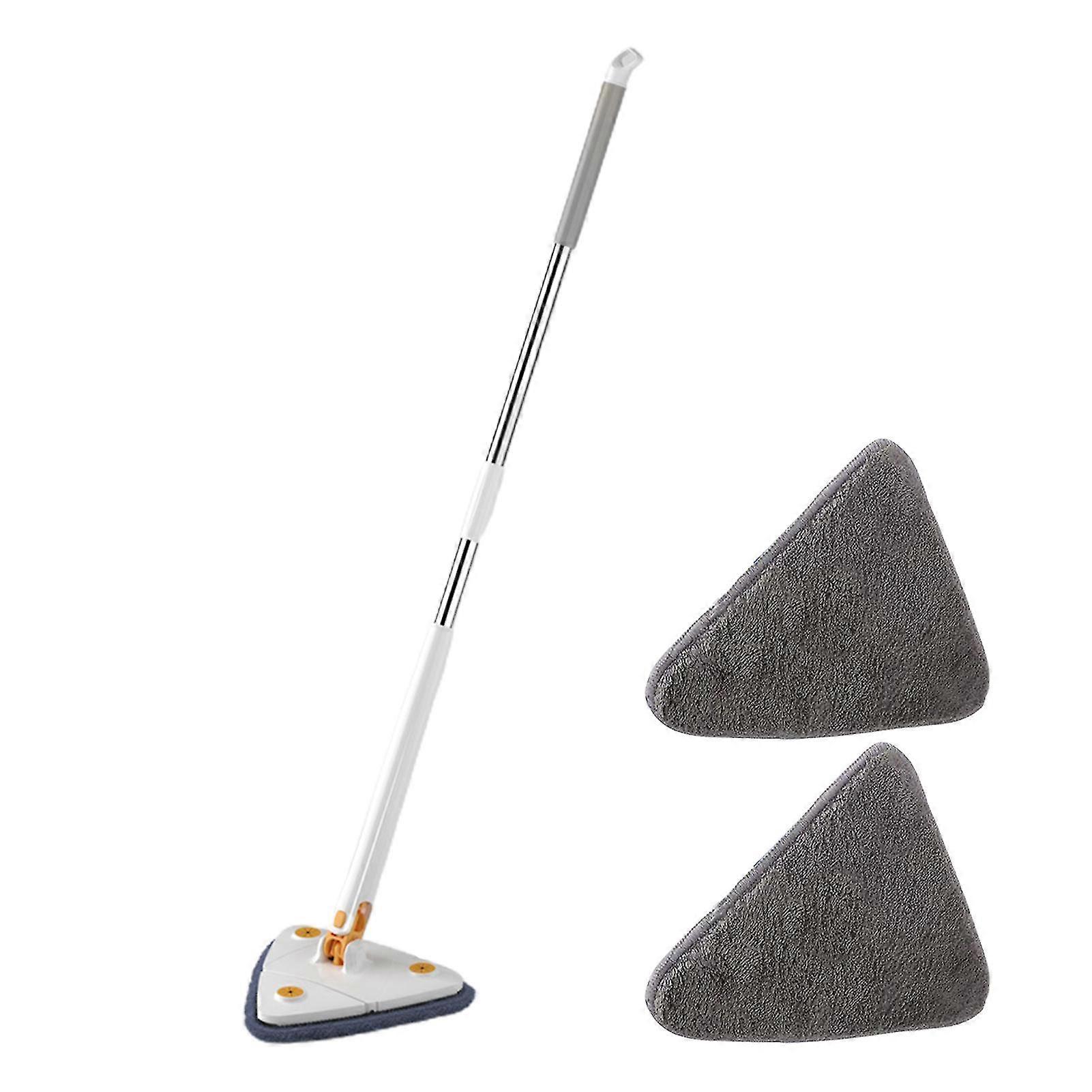 360 Rotatif Réglable Nettoyage Mop Humide & Sec Double Usage Triangle Gratuit Lavage à la Main