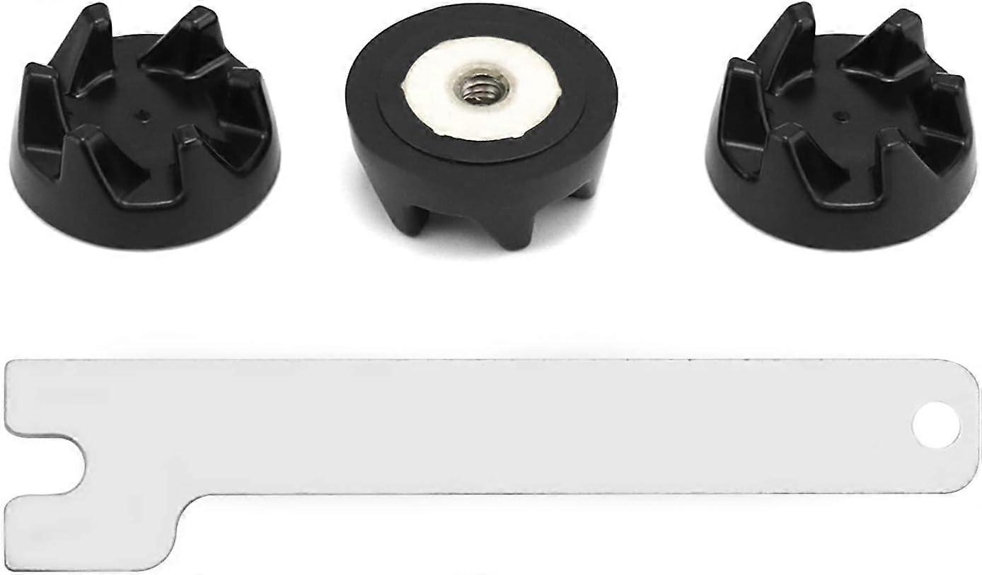3 Pcs Replacement Blender Rubber Coupler Gear Clutch with Spanner, Compatible with KitchenAid