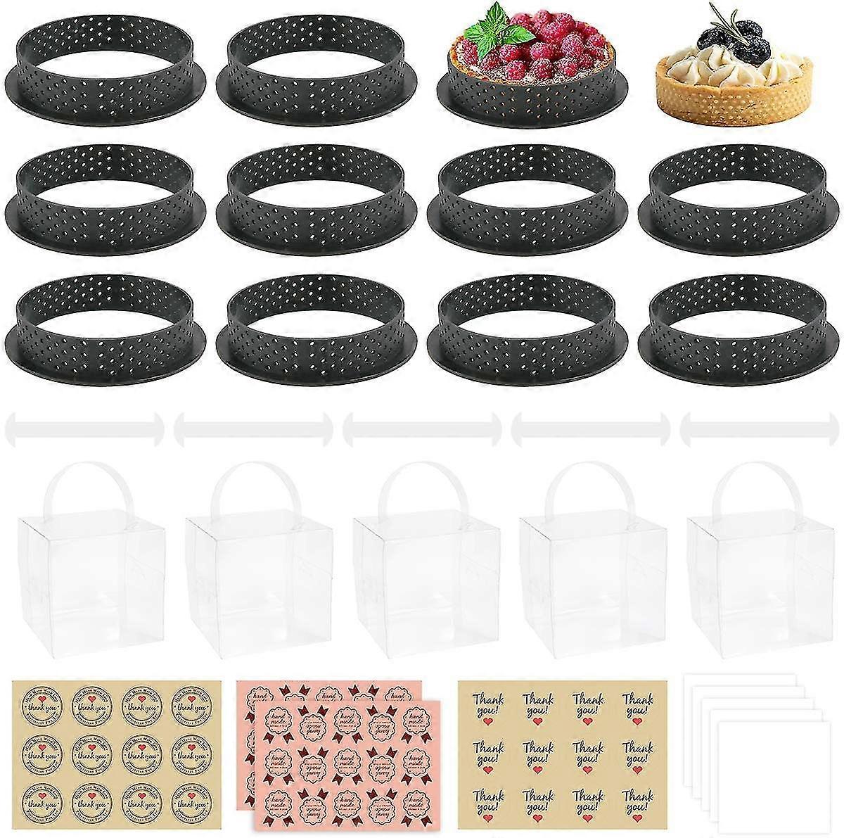 10pcs Round Pie Cake Mold Per