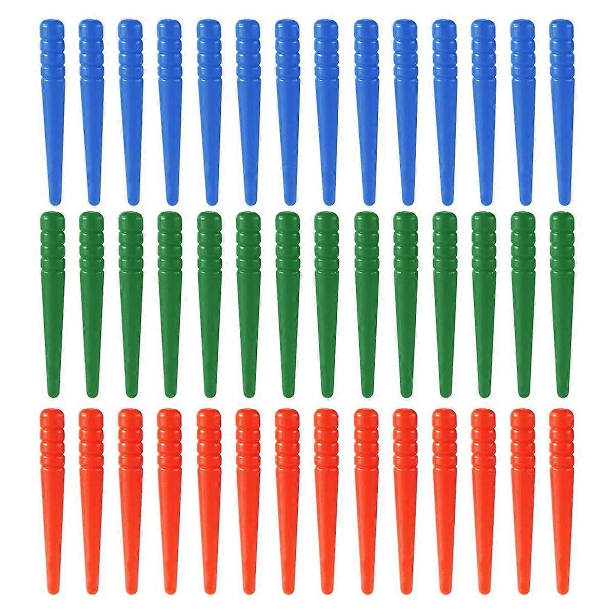 105Pcs Cribbage Board Pegs, Tapered Design Cribbage Pegs Fit 1/8 Inch Hole Cribbage Pins Board (3 C