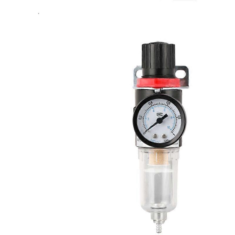 Compressed Air Filter Regulator,Air Filter Moisture Regulator Pressure Oil Separator Moisture Trap Compressor Water OilerG1/4