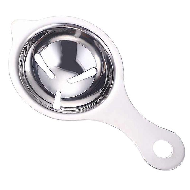 Egg Separator Extended Handle Cookware Stainless Steel Egg Yolk White Filter Kitchen Gadget