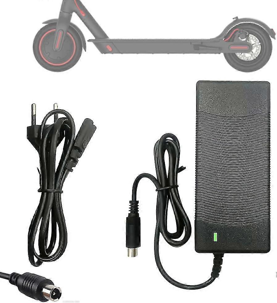 Oplader voor Xiaomi M365, 42V 2A elektrische scooterlader, snelle batterijlader