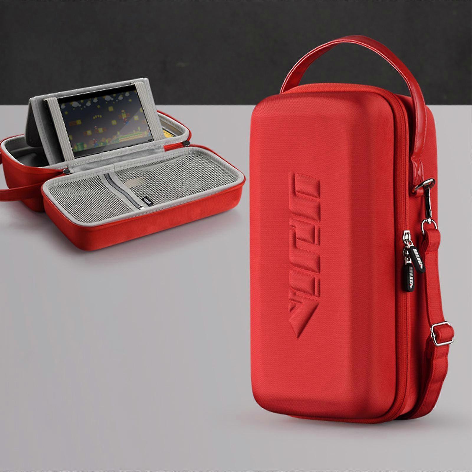 Carrying Case Compatible Nintendo Switch,oled, Eva Hard Shell Storage Bag For Console, Tv Base & Game Cards NIUNIU