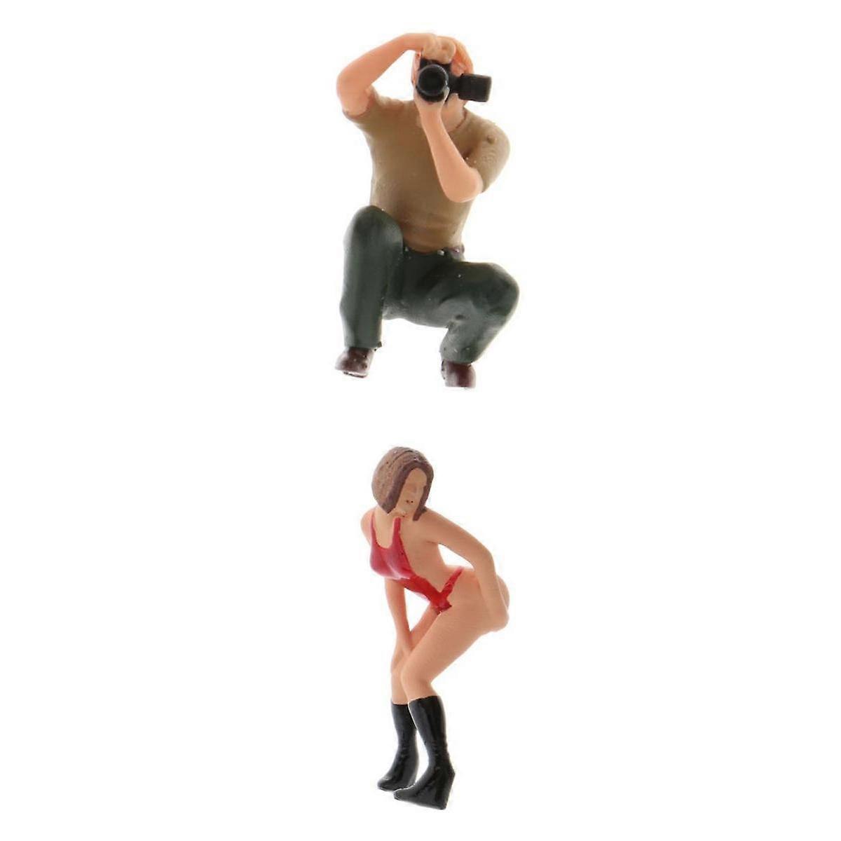 1:64 Figures Diorama Miniature Scene People Model Layout S Scale Accessory