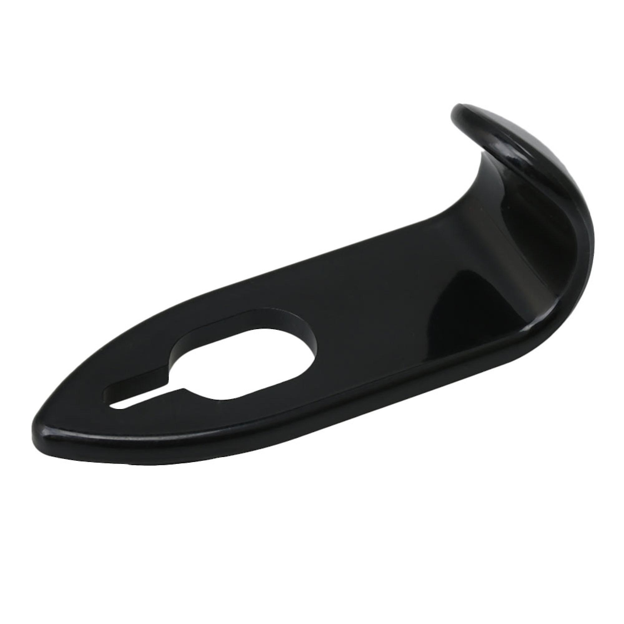 Saxophone Small Parts 6.1cm Length Alto Tenor Soprano Saxophone Sax Plastic Thumb Hook Black