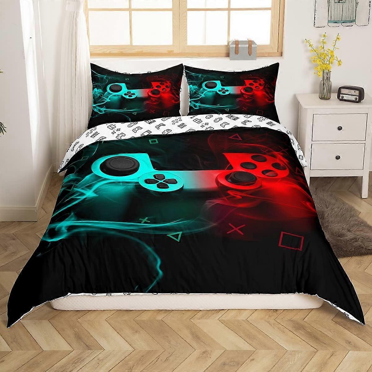 Sängkläder set MV642 Motocross Sängkläder Set för pojkar King Size Motorcykel Racer Täcke Överdrag Extrem Sport Tie Dye Påslakan Set YF642