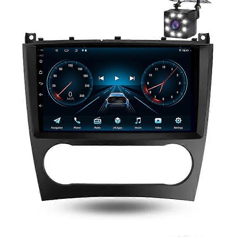 Android 14 Radio For Benz C Class W203 W209 C180 C200 2004-2011 Auto Multimedia Player Stereo