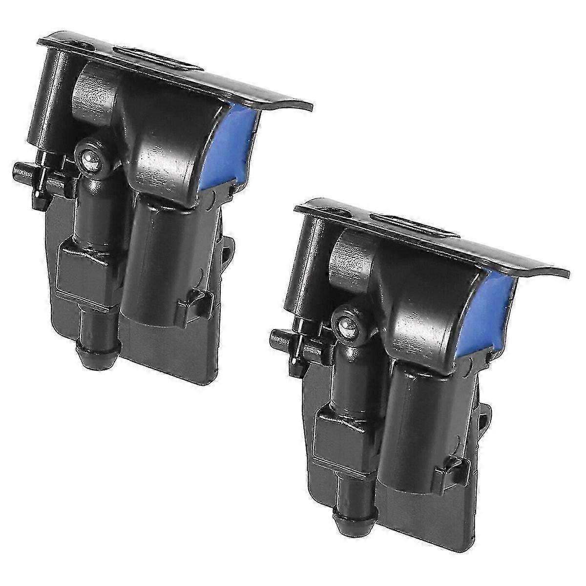 2x New Windshield Washer Sprayer Nozzle Windscreen Nozzle Jet 61667183343 For - X1 E84 / X6 E71 E72
