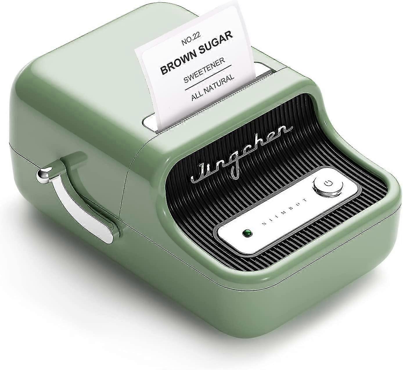 Bluetooth Label Maker Machine With Tape - Portable Thermal Printer For Home, Office & Organization