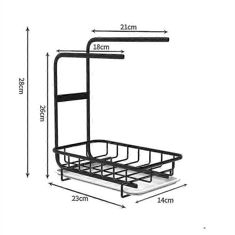 Kitchen Sink Drain Rack Stand Organizer Tools Gadget Container