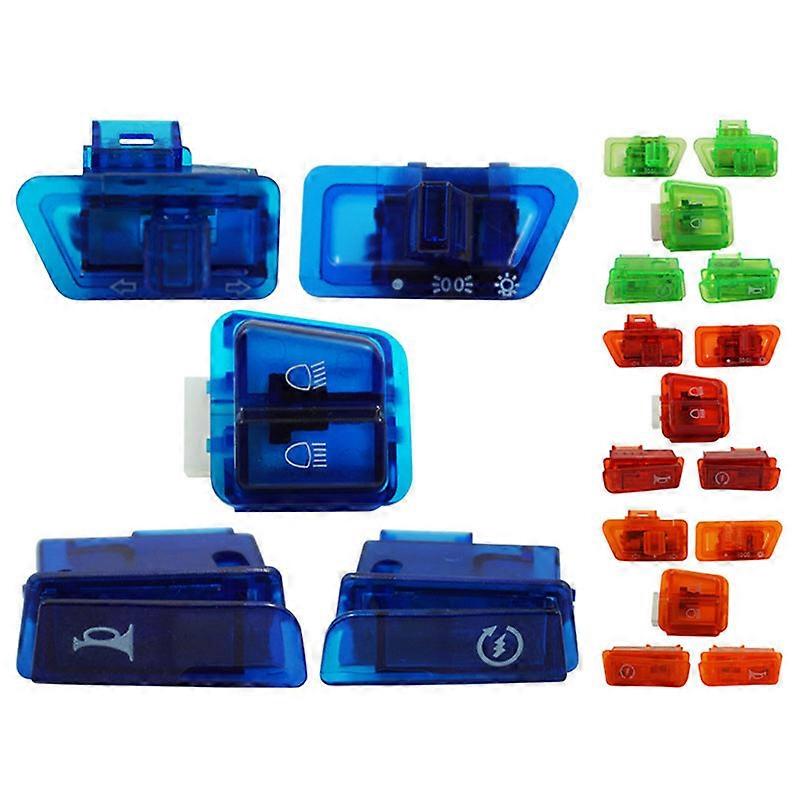 1Set Moped Scooter Color Headlight Turn Switch Motorcycle Switch Accessories Headlight Horn Dimmer Switch Button Motorcycle