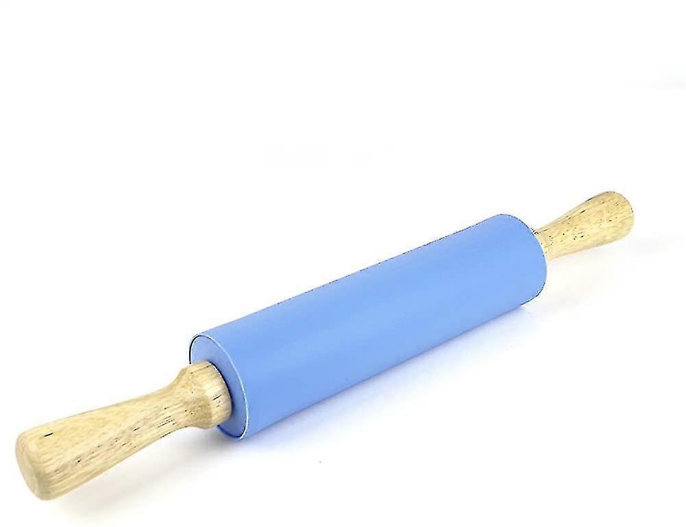 Rolling Pin Non-Stick Silicone Shell Wood   Surface