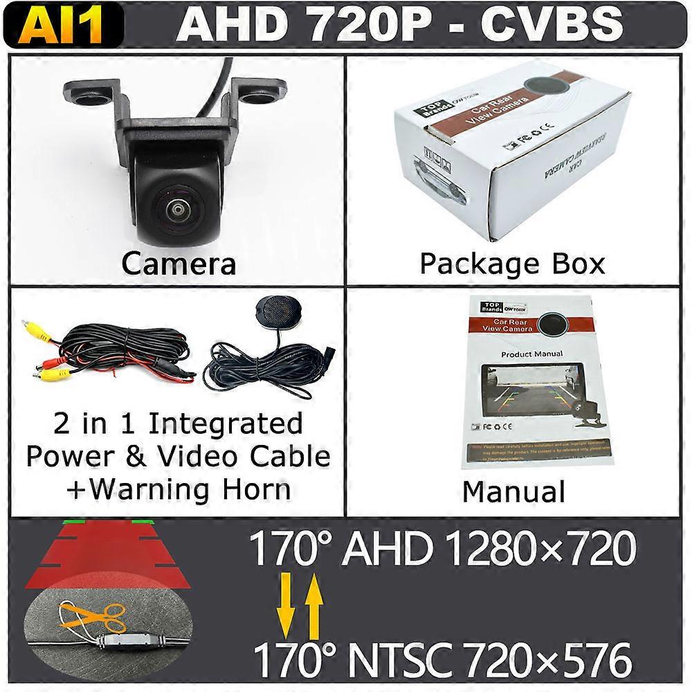 170 Degree AHD 1920x1080P Rear View Camera For SsangYong Tivoli/Tivoli XLV/Tivoli Air/LUVi 2015 2016 2017 2018 Parking Reverse
