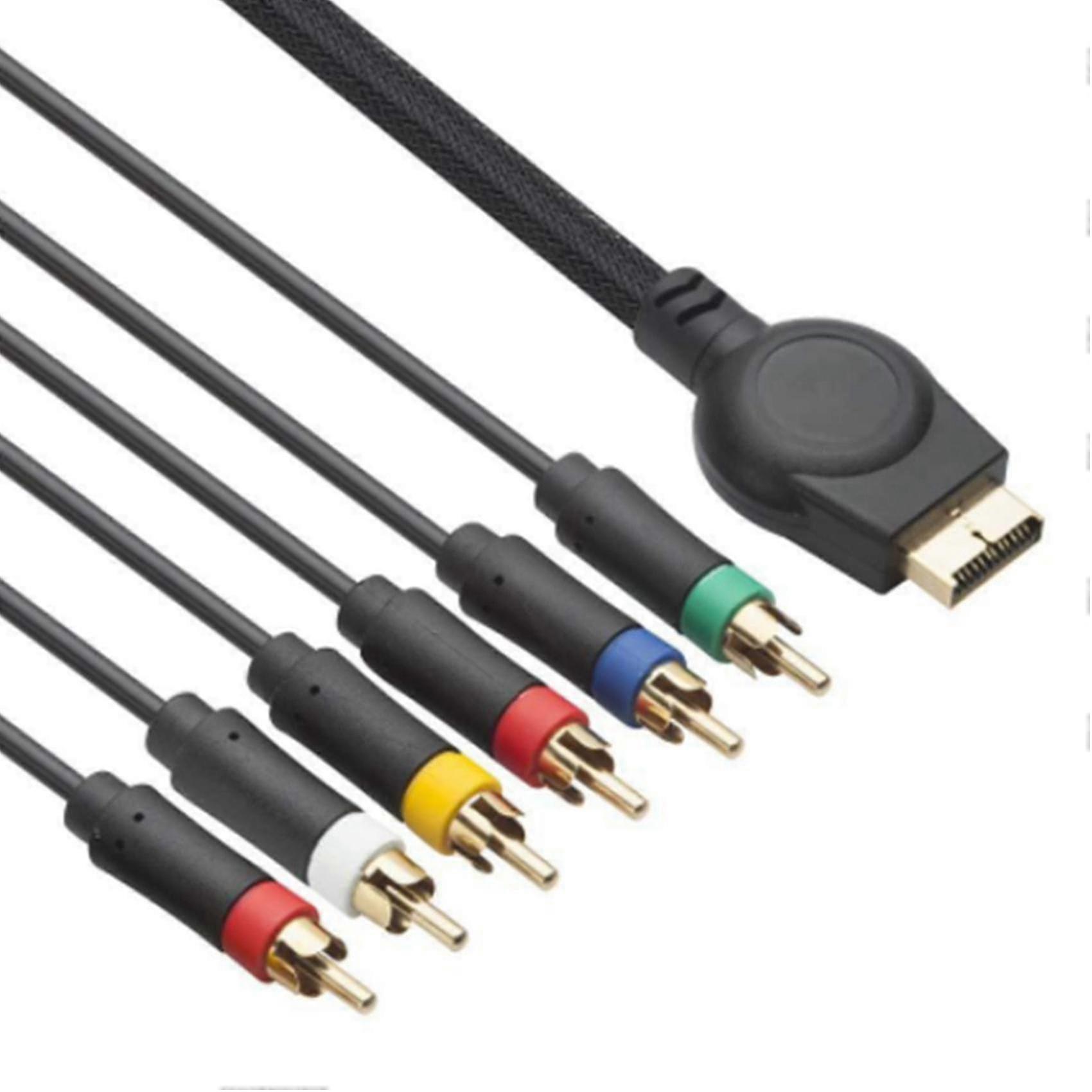 Compatible avecCompatible avec le câble composant Ps2 / PS3 1.8m câble de jeu haute résolution
