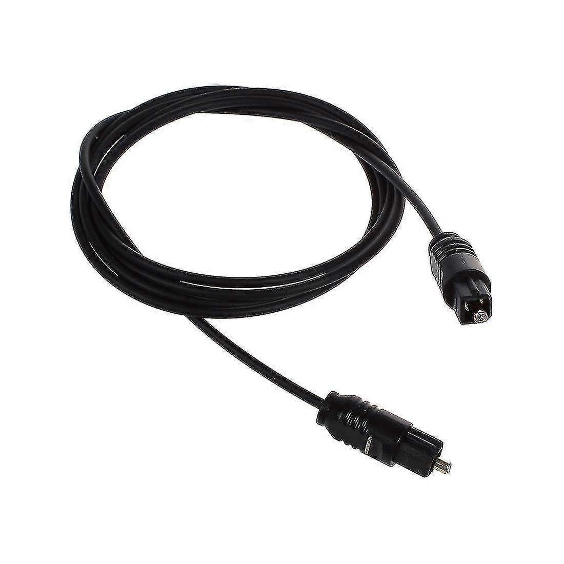 3 Ft 1.1m Metre Digital Fibre Optical Audio Toslink Spdif Dvd Cable Lead Plug