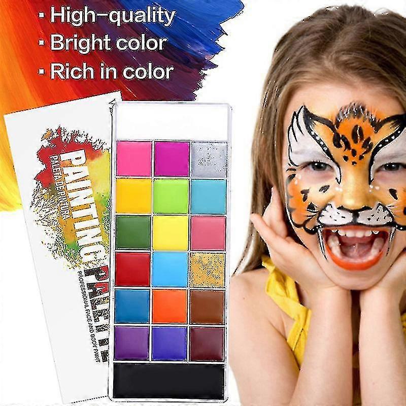 20-farbige Gesichtsbemalung Körperfarbe Ölfarbe Set