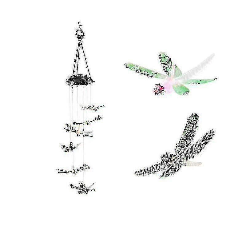 Wind Chime Color Changing Solar Mobile Lightcolor1