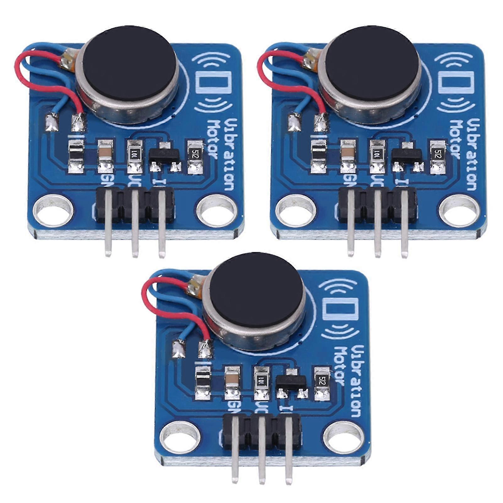 Vibration Motor Module 3 Pcs DC5V 9000RPM for DIY Projects