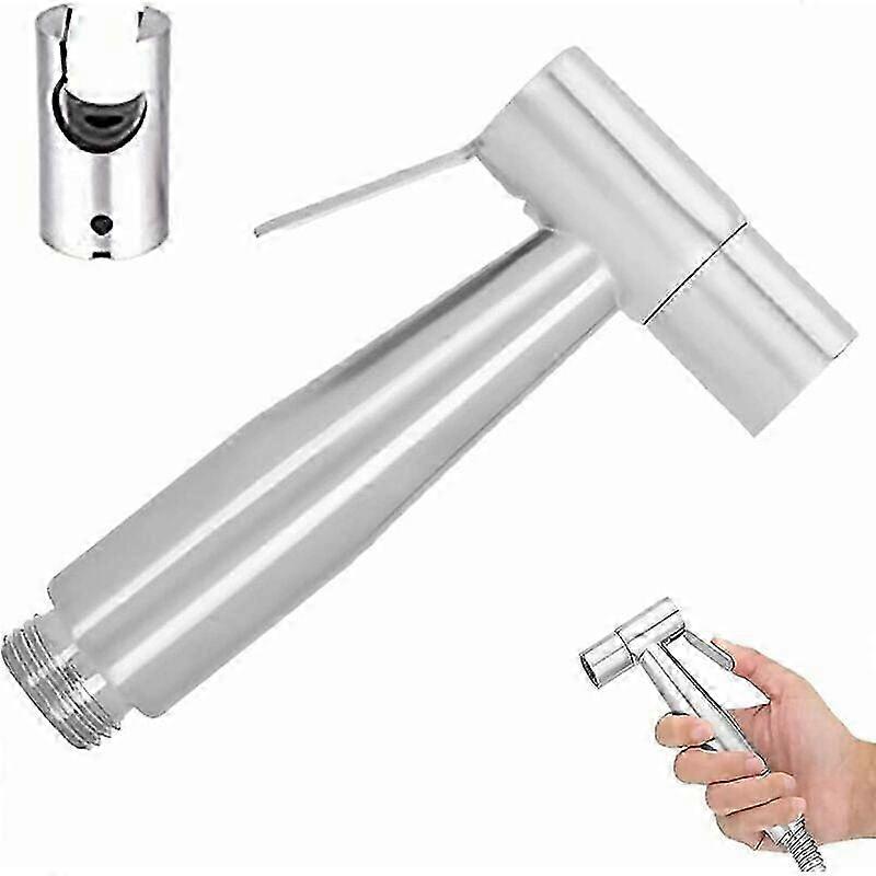 Doccetta, doccetta WC, kit doccetta WC, kit bagno, set tubo flessibile a parete, doccetta in acciaio inox, utilizzato per bidet, lavabo, WC, cucina, a