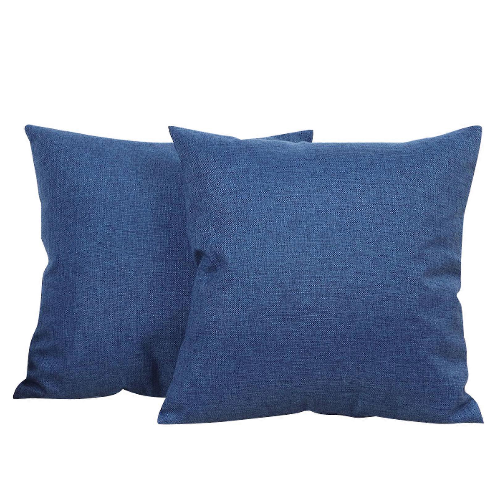 Lin-Look hjem dekorative putetrekk for sofa, soverom, bil, med glidelås