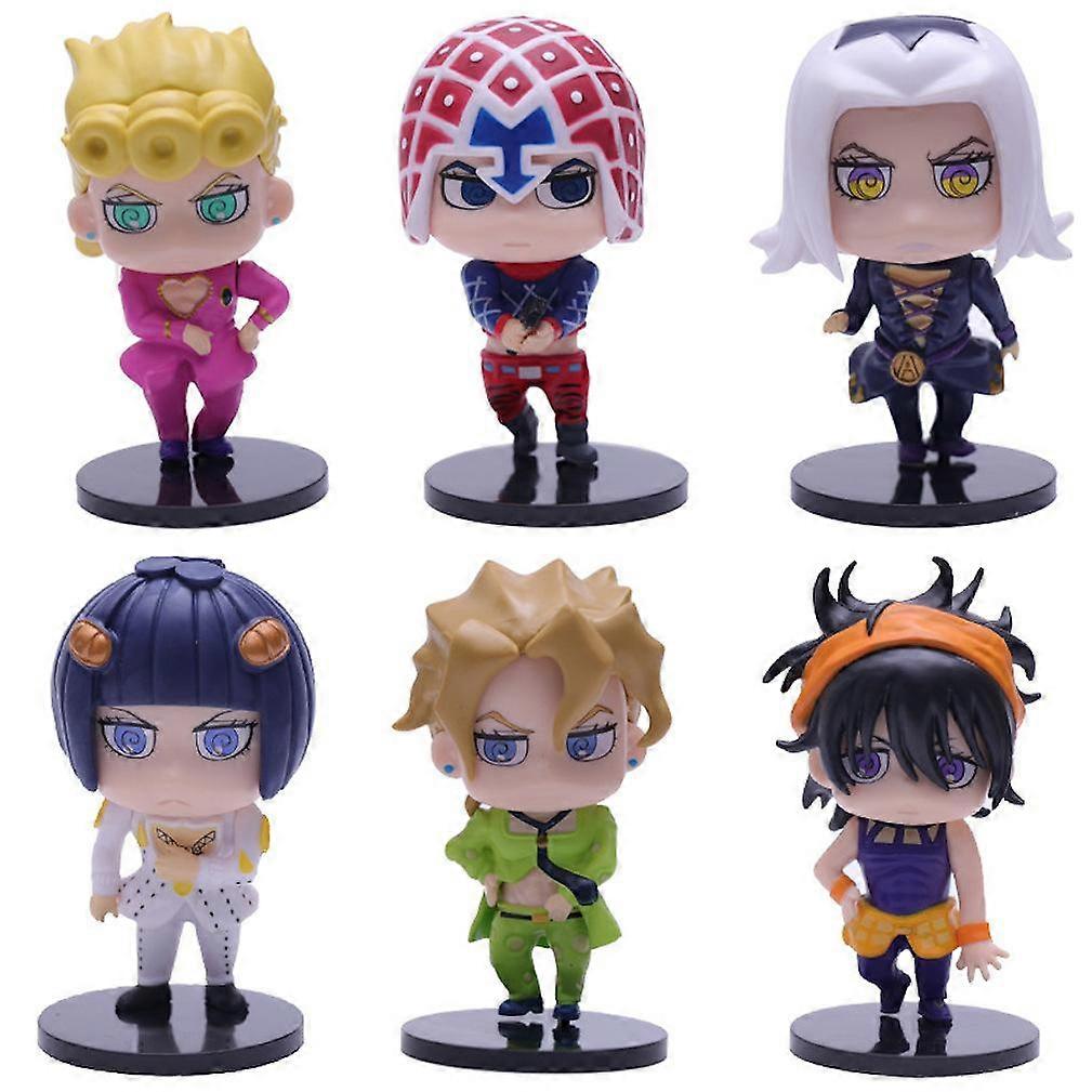 6pcs JoJo's Bizarre Adventure Figure Toy Model