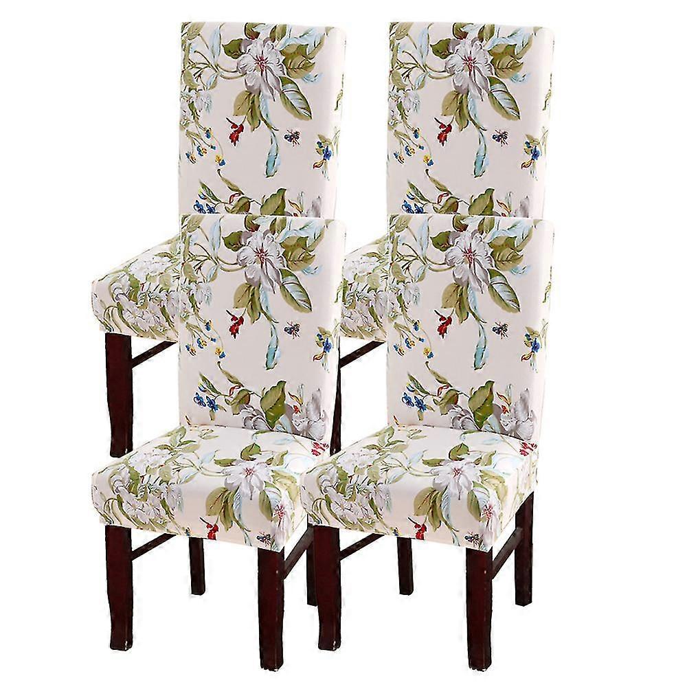4pcs Dining Ch Cover, Simple Hold Stool Cover