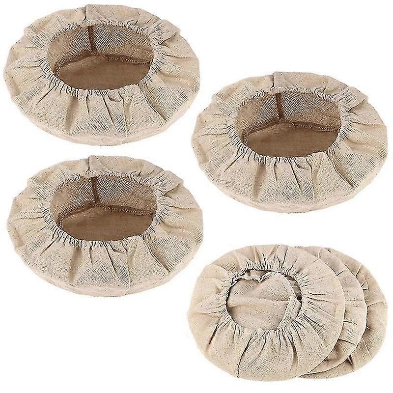 Round Bread Proofing Basket Cloth Liner Sourdough Banneton Proofing Cloth Natural Rattan Baking Dough Basket Cover