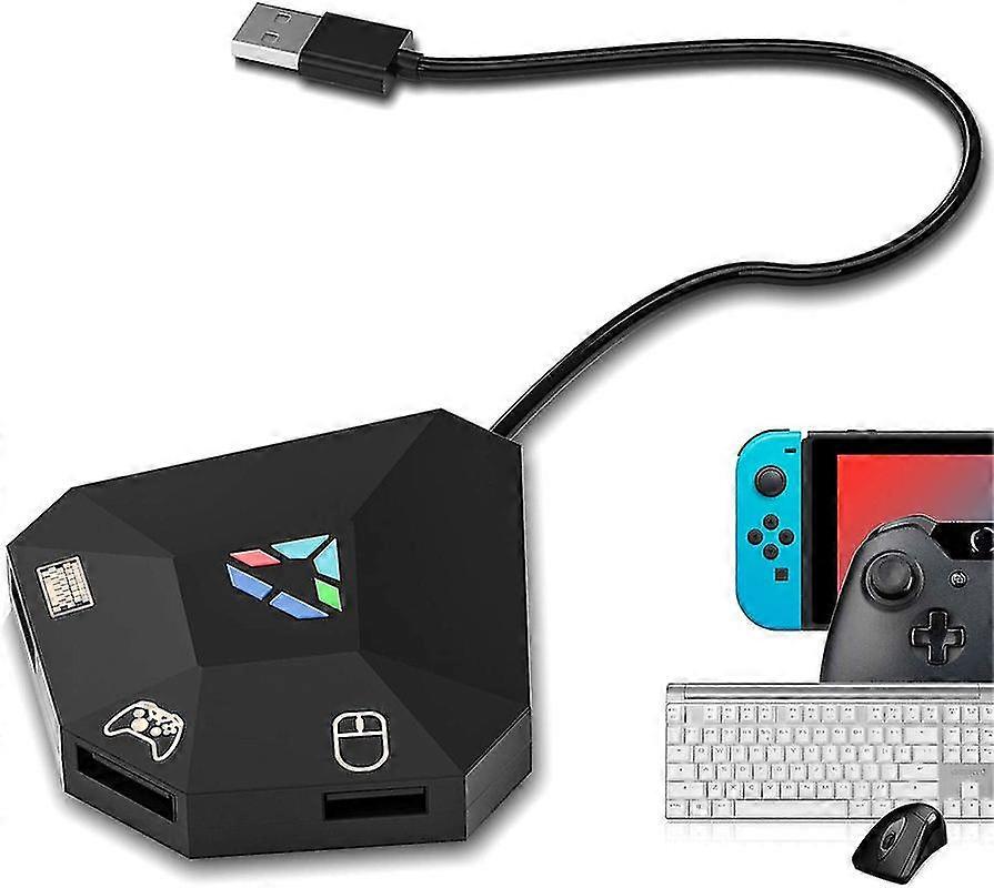 Keyboard And Mouse Adapter For Nintendo Switch/ Ps4/ Ps3/ Xbox One/ Xbox 360 Converter