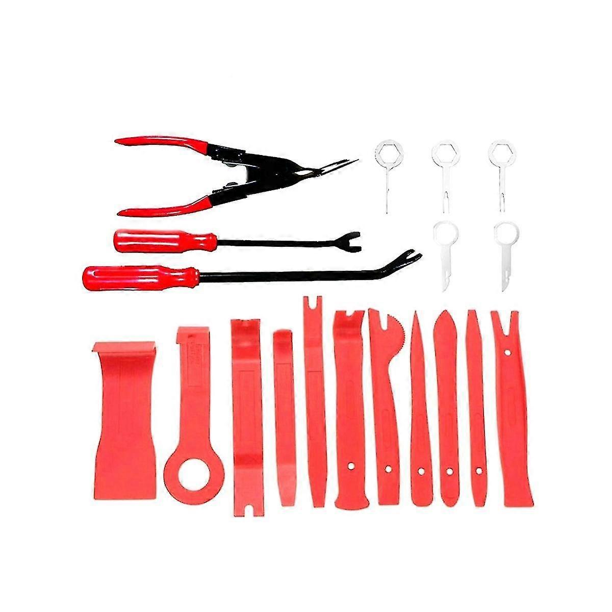 19pcs Universal Disassembly And Maintenance Tool Set Canvas Bag Screwdriver Tool Kit Home Maintenan
