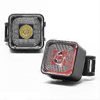 Bike Light Set Usb Rechargeable Bike Lights Rear Smart Taillight-protect Your Safe AtNight Bike W