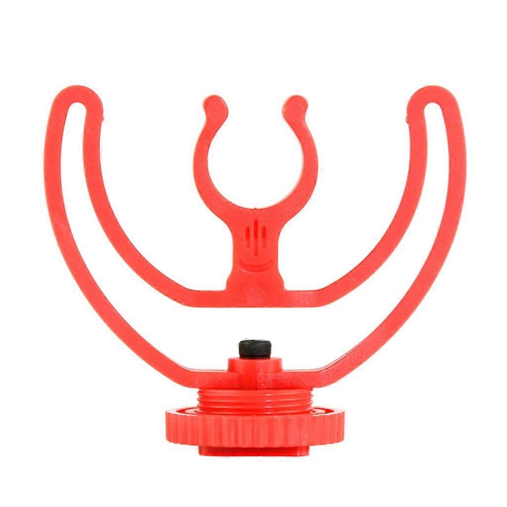 Universal Cold Shoe Mount Plastic Microphone Adapter Replacement Mounting