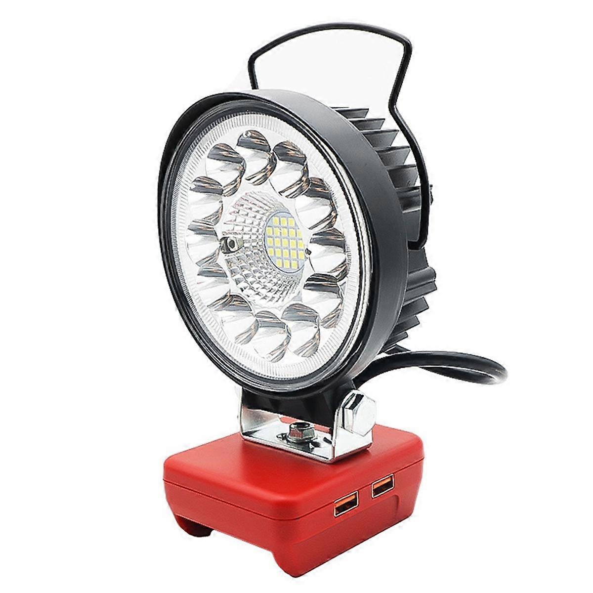 Lampe de travail LED pour voiture 4 pouces, torche électrique, projecteur, batterie externe USB pour batterie Li-ion 18 V