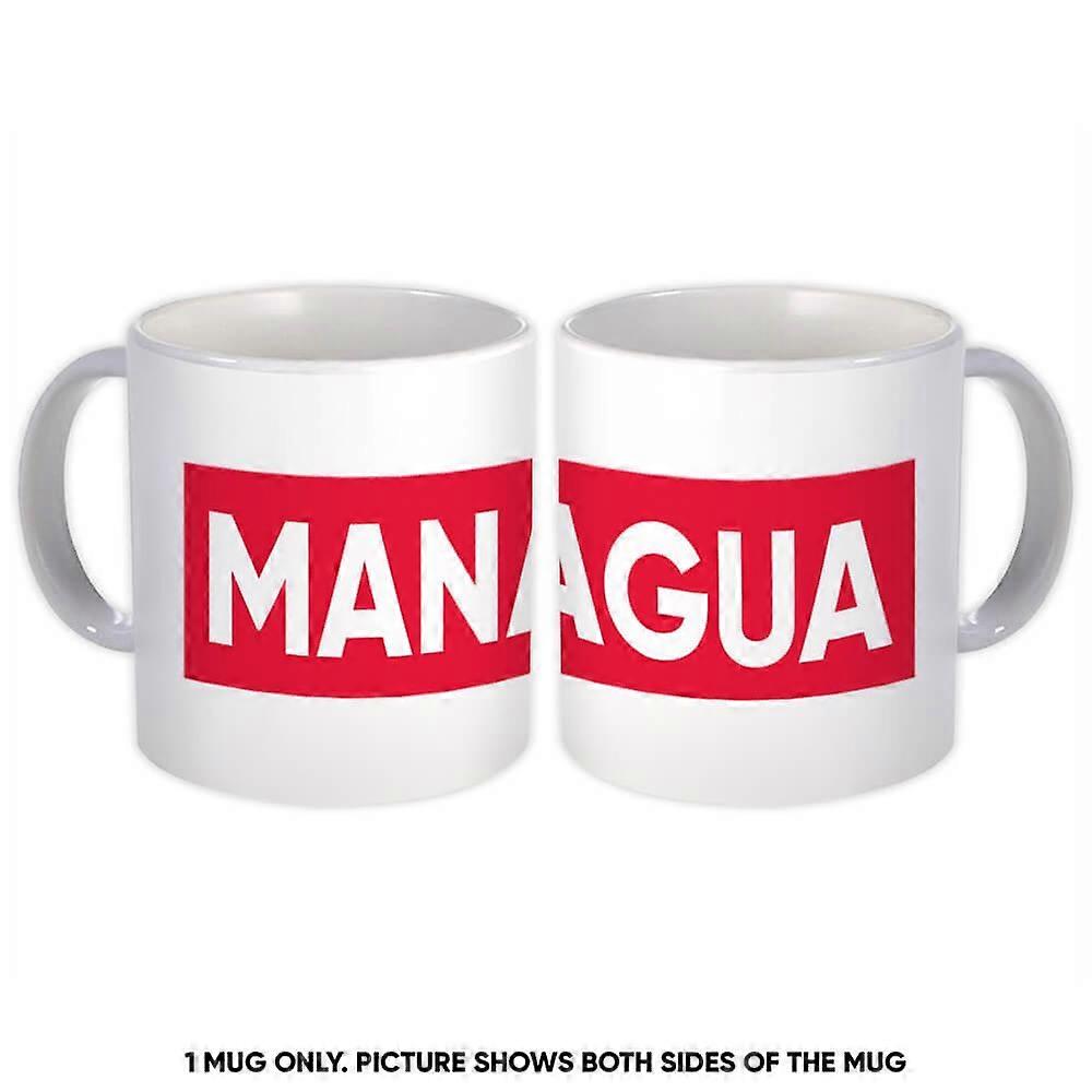 Gift Mug: Managua Nicaragua Red