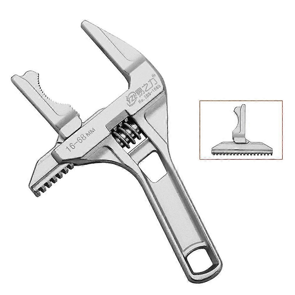 Multifunctional Short Handle Wide Mouth Wrench Adjustable Spanner Hand Tool Yalo