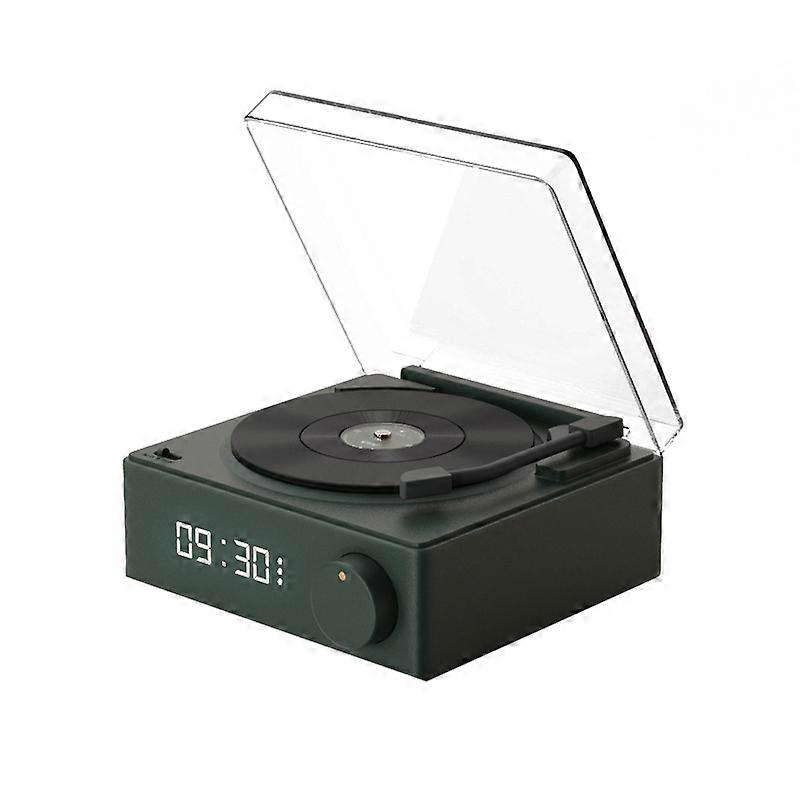 Portable Player Bluetooth Speaker Wireless Alarm Clock Bluetooth Vinyl Record Player Speaker
