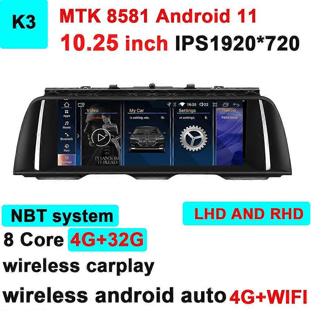 JingTian Car Carplay Android Auto Navigation Multimedia Radio Video Audio Player for BMW 5 Series F10 F11 528i 2011-2017 DSP MP5