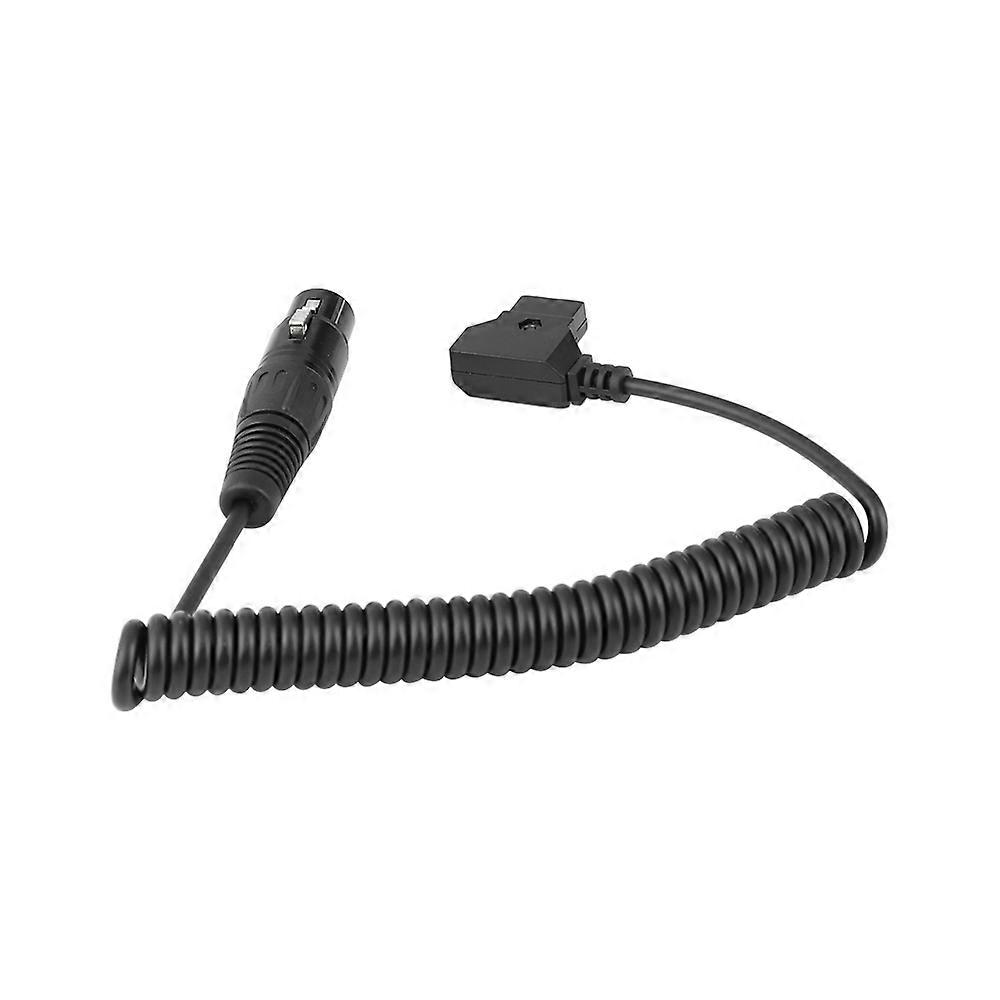 Lanxri D-Tap To 4-Pin XLR Coiled Power Cable