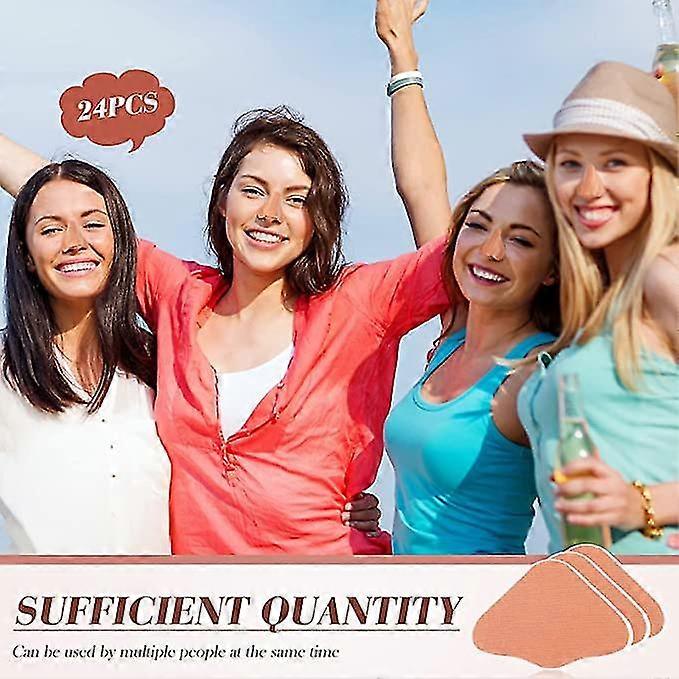 Sunscreen Nose Patches 24pcs Nose Shapes Sun Protection Stickers Sun Nose Guard