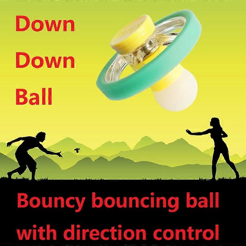 Control the Rebound Direction Fingertip Gyro Ball Elastic Rotation Ball Kinetic Hot Toys