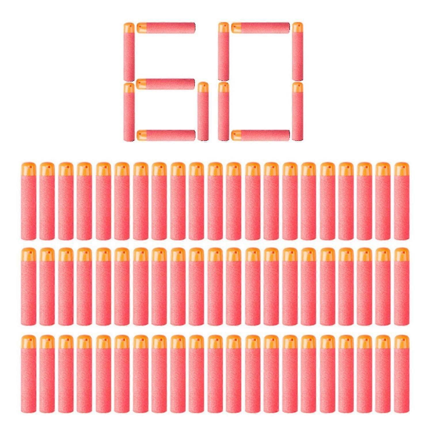 60-plastic Foam Rods For Nerf Strike Mega Series