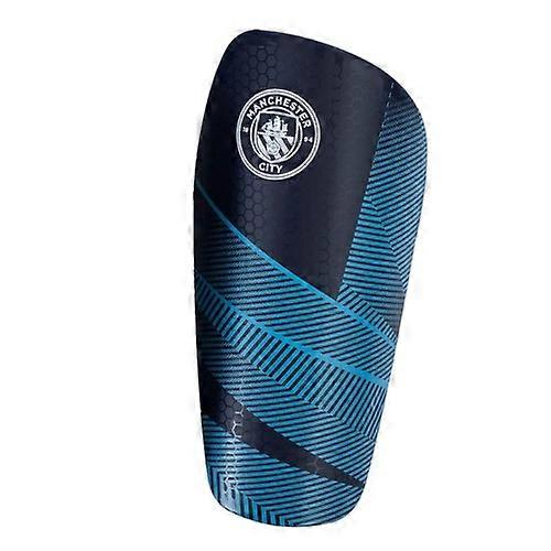 Manchester City FC Childrens/Kids Fuse Slip-In Shin Guards