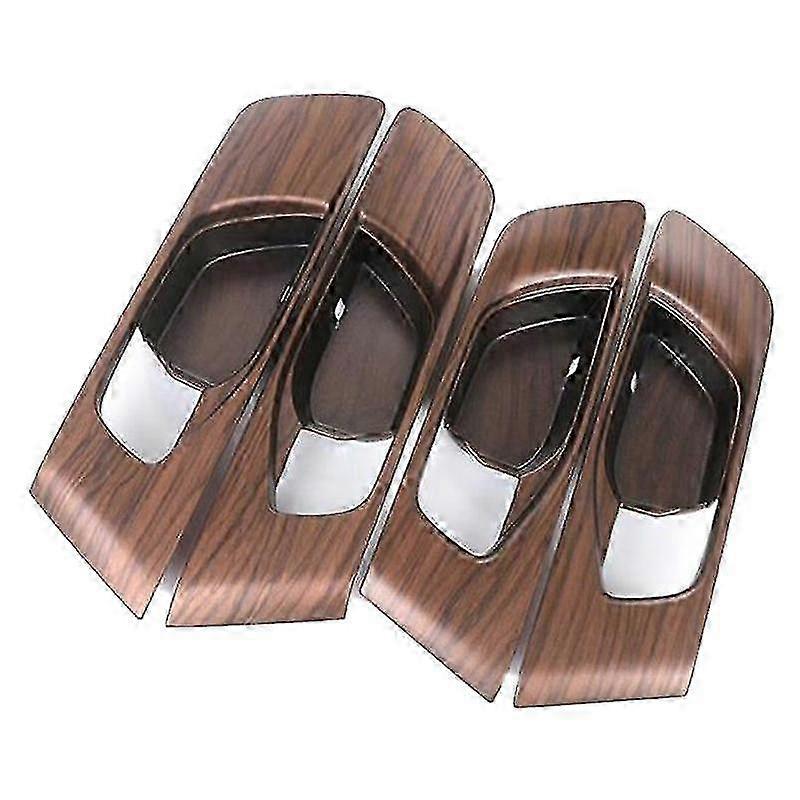 ABS Car Accessories Inner Door Handle Cover Catch Bowl Trim Insert Bezel Frame Garnish for -V 2017-2019
