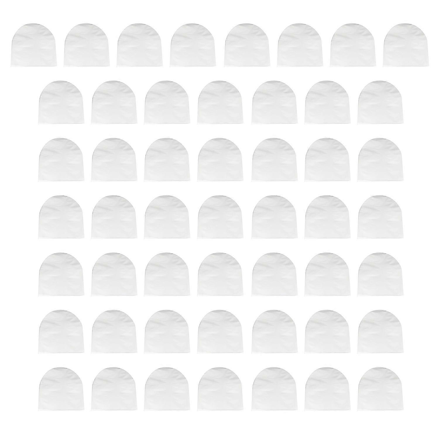 50Pcs Vinyl Record Inner Sleeves Dustproof Scratch-Resistant Anti-Static Plastic Round Bottom EP