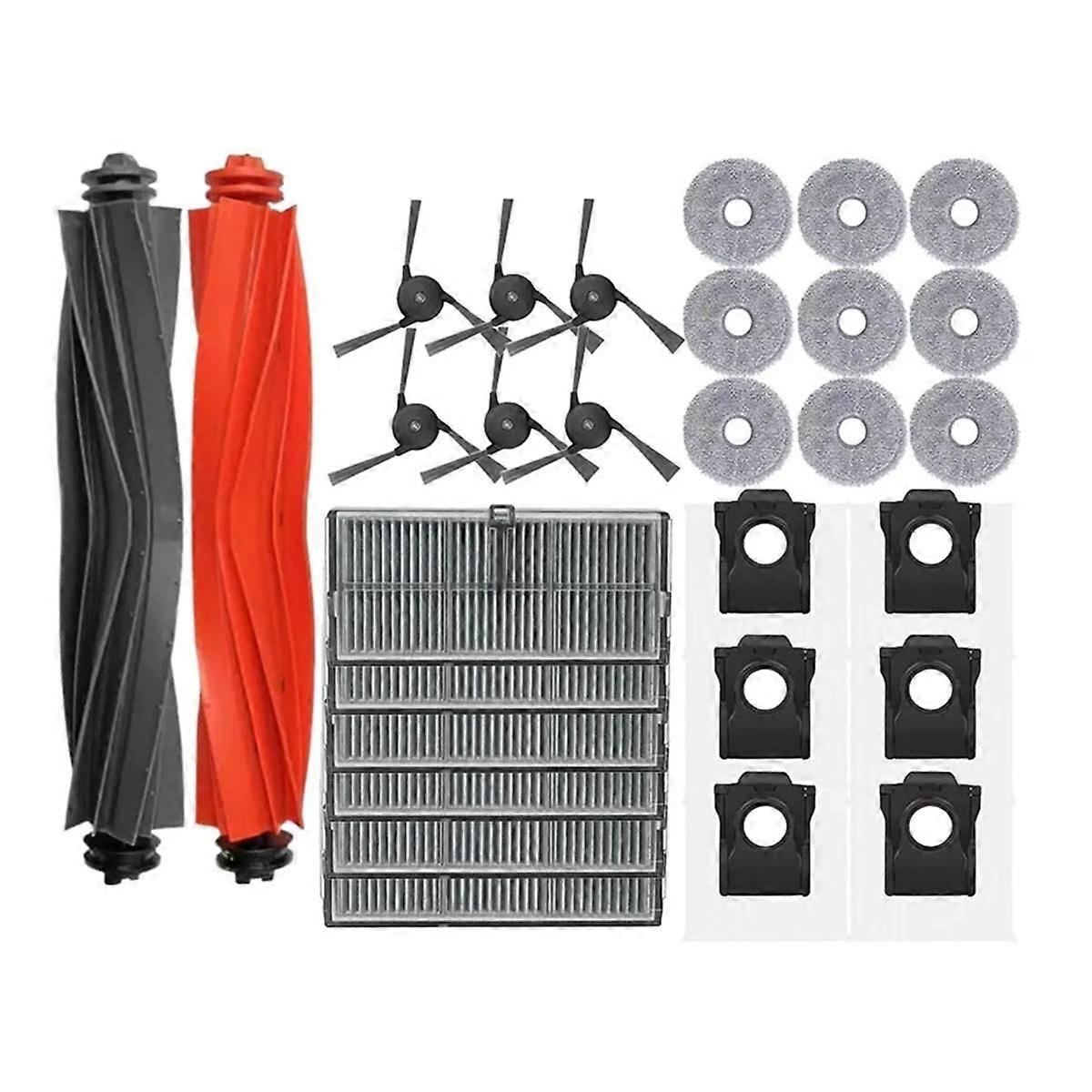 Accessories for X40 Pro Ultra Robot Vacuum Cleaner Main Side Brush Filter Mop Dust Bags Replacement