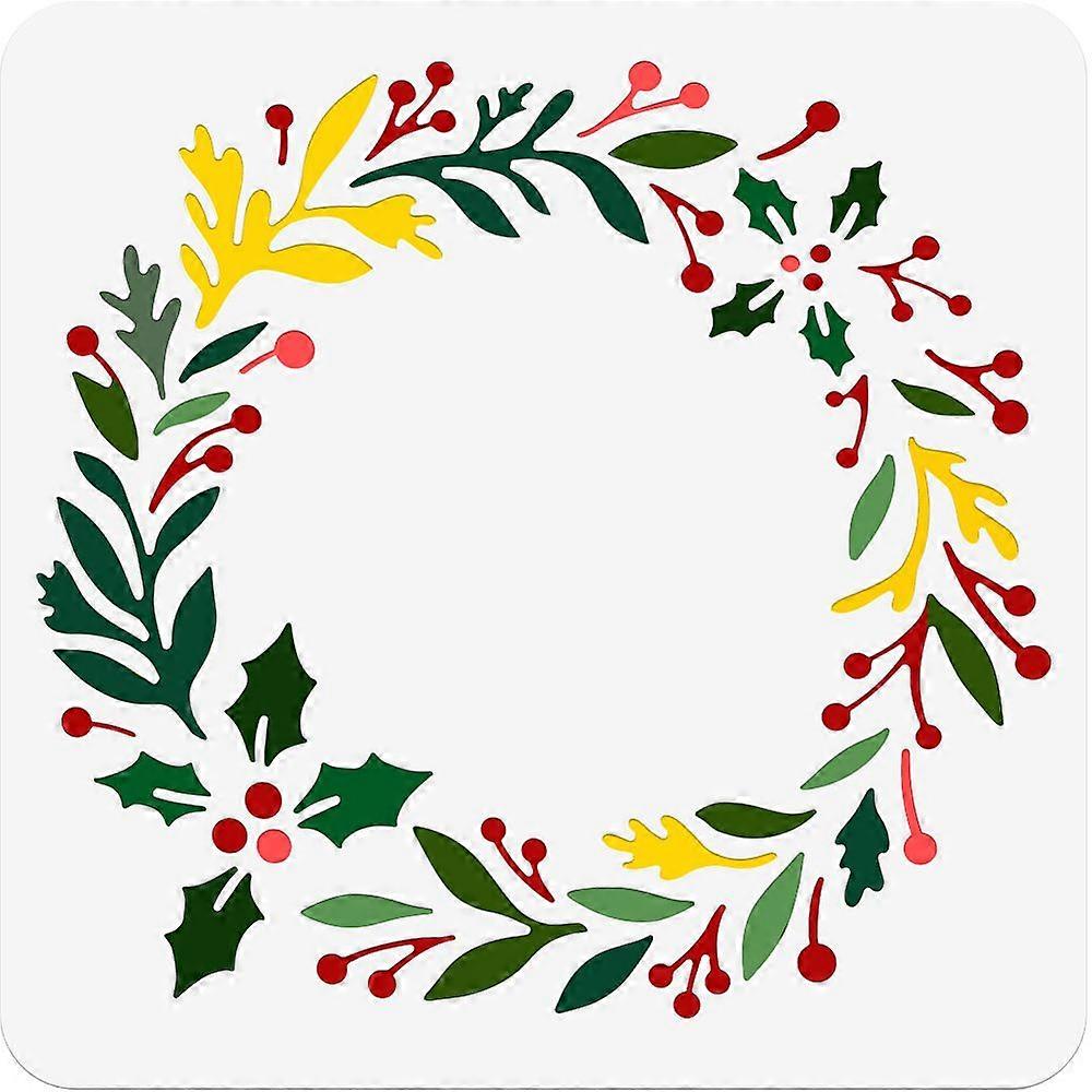 DIYスクラップブックフォトアルバムガーランド300x300mmのための1シートPET中空描画絵画ステンシル