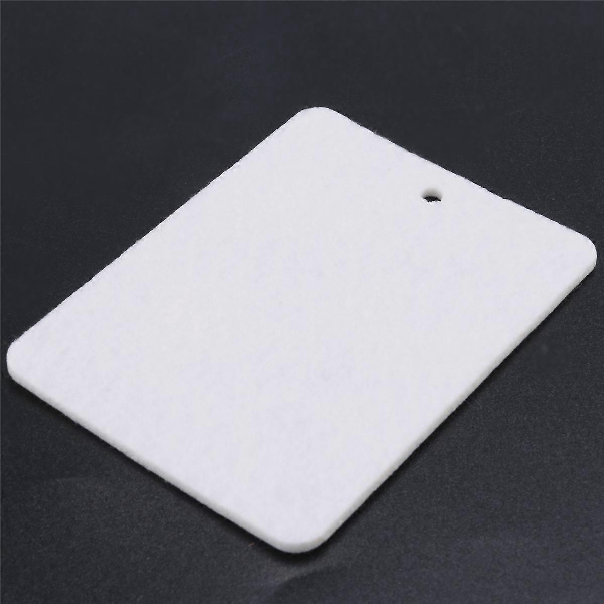 200PCS Sublimation Air Freshener Sheets Felt Air Freshener Rectangle Fragrant Sheets with Rope for